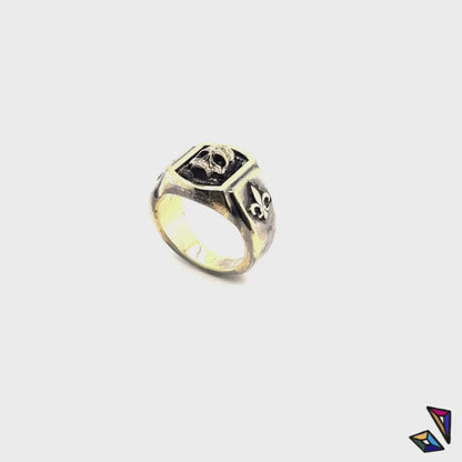 Chevalière Crane Royal